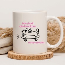 İmge Baskı Çileden Çıktım Yazılı Kupa Bardak