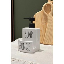 Hepta Collection Meturas Banyo Mutfak Sıvı Katı Sabunluk Beyaz