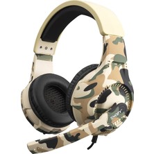 Hepta Collection Snopy SN-8800 Gametıme Kamuflaj Desenli Pc 3,5m Ps4- Xbox-Mobile Mikrofonlu Kulaklık
