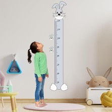Hepta Collection Tavşan Şeklinde Boy Ölçüm Cetveli - Bebek ve Çocuk Odası Için