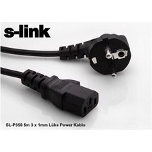 Hepta Collection S-Link SL-P350 5m 3 x 1mm Lüks Power Kablo