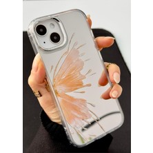 Hepta Collection Iphone 13-14 - 15 Uyumlu Aynalı Gold Kelebek Model Silikon Kılıf - Goldkelebek