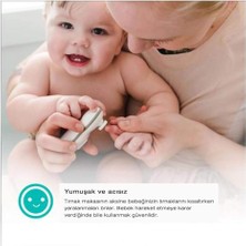 Hepta Collection Bblüv Trimö Pilli Elektrikli Tırnak Törpüsü, 0-12 Yaş Bebekler Için Sessiz ve Hassas Törpü, Ergonomi