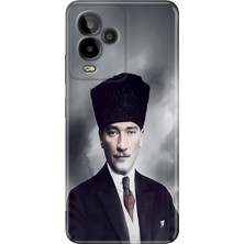 Grabono General Mobile Gm 24 Pro Kılıf Desenli Esnek Silikon Temalı Atatürk