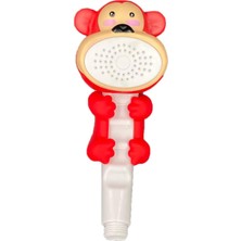 Hepta Collection Sevimli Hayvan Figürlü Bebek Duş Başlığı – Annelerin Yardımcısı Eğitici Banyo Oyuncağı, Kolay Kurulu