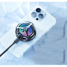 Hepta Collection iPhone Uyumlu Profesyonel Kablolu Yarı Iletken Şok Buzlama Telefon Soğutucu Fan Radyatör Şok Soğutma