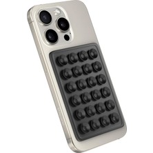 Hepta Collection Harvortez Güçlü Yapışkanlı Silikon Vantuzlu Telefon Tutucu – Kılıf Arkasına Yapışan Telefon Tutucu,