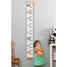 Hepta Collection Çocuklara Doğum Günü Hediyesi Boy Ölçme Cetveli - Asılabilir Boy Ölçer - Duvar Bebek Boy Ölçer