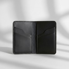 Gerçek Deri Cüzdan Kartlık El Yapımı Hakiki Premium Deri Italyan Dikiş 6 Kart Bölmeli Kompakt Cüzdan Hediyeli