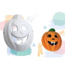 Viva Puti Boyanabilir Karton Maske Balkabağı