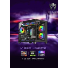 Mod Gaming Hexon Amd Ryzen 7 5700 | RTX5060 | 16GB Ram | 1 Tb SSD 6000/4000 Mb/s Oyuncu OEM PAKET | Steam Cüzdan Bakiyesi Hediyeli