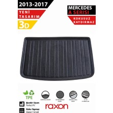 Raxon Mercedes A Serisi 2013–2017 Uyumlu 3D Bagaj Havuzu | Su Geçirmez, Kaymaz, Yüksek Kenarlı