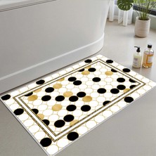 Monnhein Banyo Paspası, Yumuşak Banyo Halısı, Kaymaz Dot Tabanlı, Yıkanabilir - 60X100