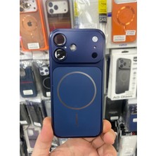 Elixem İphone 16 Uyumlu Lacivert Spark Premium Sert Magsafe 17 Serisine Dönüşüm Kılıf