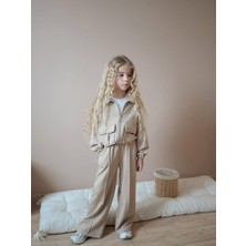 Yiğit Butik Fermuarlı Premium Kız Çocuk Alt Üst Takım