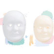 Viva Puti Boyanabilir Karton Maske Şişman Surat