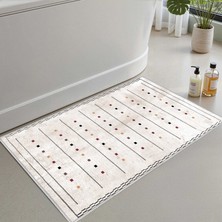 Monnhein Banyo Paspası, Yumuşak Banyo Halısı, Kaymaz Dot Tabanlı, Yıkanabilir - 60X100