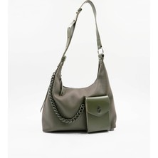 Aron Atelier Marta Zincir Detaylı Ayarlanabilir Askılı Kadın Omuz Çantası