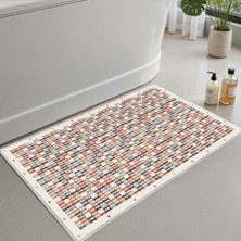 Monnhein Banyo Paspası, Yumuşak Banyo Halısı, Kaymaz Dot Tabanlı, Yıkanabilir - 60X100