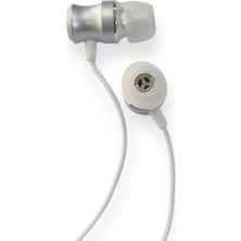 Hepta Collection Çok Sağlam Metal Uçlu Kulak Içi Metal Jack Lı Çivi Jack Kablolu Mikrofonlu Telefon Kulaklığı - Tam B