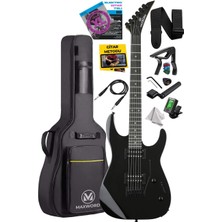 Hepta Collection Maxword Grade Black Rosewood Klavye Hh Yüksek Kaliteli Elektro Gitar