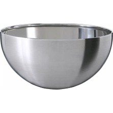 Hepta Collection Servis Salata Kasesi Metal 12 cm Paslanmaz Çelik Kase Sunum