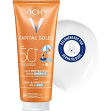 Hepta Collection Capital Soleil Gentle Protective Milk Çocuklar Için Yüksek Korumalı Yüz ve Vücut Sütü Spf 50 (300 ml