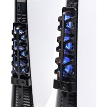 Hepta Collection Ps5 Soğutucu LED Işıklı Sessiz Fan Soğutucu Usb3.0 Radyatör Isı Emici Ps5 TP5-1523E