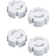 Hepta Collection Unisex Çocuk Koruma Priz Kapağı 4 Adet Bebek Güvenlik Ürünü Priz Kapağı