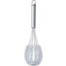 Hepta Collection Mallart® Paslanmaz Çelik Spiral Çırpıcı - 32 cm Yumurta Çırpma Teli | El Mikseri | Manuel Karıştırıc