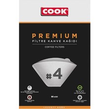 Hepta Collection Premium Filtre Kahve Kağıdı - Ebat 4, 80 Adet