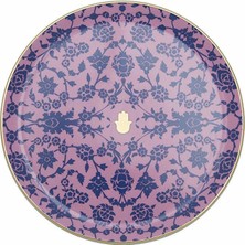Hepta Collection Glamorous Pembe Düz Tabak, 24 cm