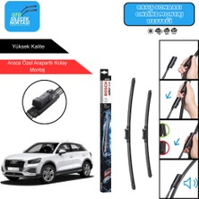 Audi Q2 Uyumlu 2017-2024 Bosch Aerotwin Araca Özel Ön Silecek Takımı 600-475MM