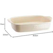 Storemax Henry Fırın Kabı Dikdörtgen 36 x 23 cm Krem