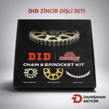 DID Zincir Dişli Seti Yamaha R25 / MT‑25 Uyumlu – 520 O‑Ring Zincir