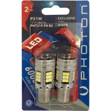 Hepta Collection 93 P21W Beyaz Tek Duy Fanlı Ampul Takımı, 12 Volt, 2 Adet