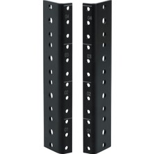 Hepta Collection Gator Rackworks Ağır Hizmet Ray Seti; 4u Raf Boyutu (GRW-RACKRAIL-04U)