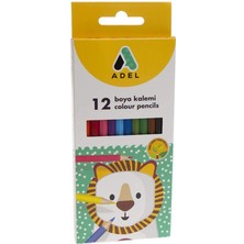 Hepta Collection Karton Boya Kalemi, 12 Renk, Tam Boy, Parlak ve Canlı Renkler, Kolay Açılır, Kırılmaya Dayanıklı Uçl