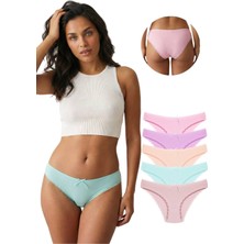 New Lilla 1101 Bikini Kadın T. Dantelli Külot Paketi