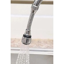 Suvia Turbo Flex Esnek Musluk Başlığı 360° Döneri Su Tasarruflu Ayarlanabilir Hortum Ucu Aparat