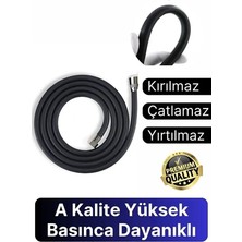 Suvia Yüksek Basınca Dayanıklı Duş Hortumu 150CM – Kırılmaz, Çatlamaz, Yırtılmaz Esnek Duş Hortumu