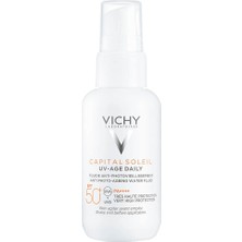 Hepta Collection Capital Soleil Uv Age Daily SPF50 Foto Yaşlanma Karşıtı Güneş Kremi 40ML