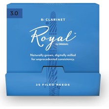Hepta Collection Royal By D'addario Bb Klarnet Için Yapraklar, No. 3.0, 25 Adet