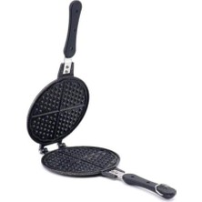 Hepta Collection Taşhan Döküm Waffle Tavası Bakalit Sap