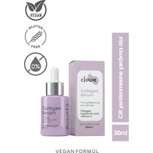 Clooe Doğal Kolajen Serum - Gliserin + Hyaluronik Asit + Camellia Sinensis + Kolajen, 30ml