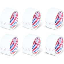 Hepta Collection Nuga 45 mm x 40 mt Beyaz Koli Bandı 6 Adet