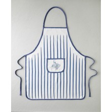 English Home Wingle Pamuk Polyester Mutfak Önlüğü 65X75 cm Lacivert - Bej