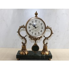 Starseven Altı Mermer Sarkaşlı Masa Üstü Saat ALK4321