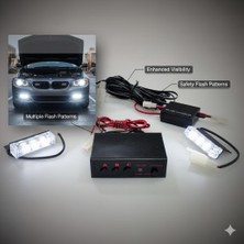 Space Ikaz Lambası Mavi Renk Hızlı Yanıp Sönen Mod