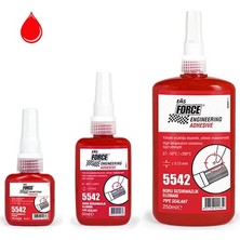 Boru Sızdırmazlık Elemanı Yapıştırıcı, Ems Force 5542, Sıcaklık Dayanımlı, 50 ml